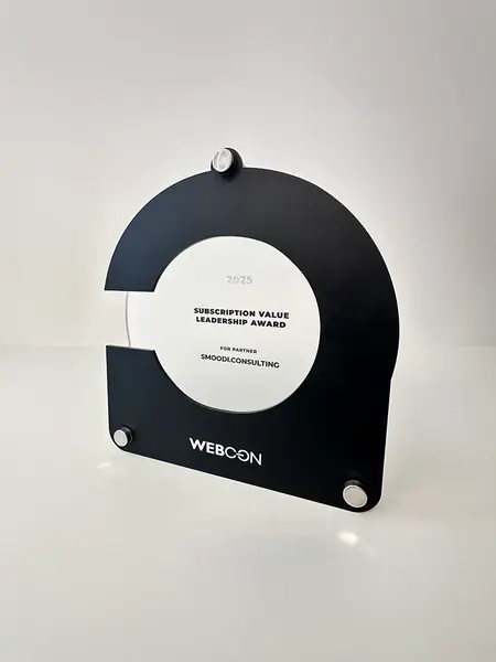 Eindruck von der Veranstaltung Doppelte Auszeichnung von WEBCON 2026