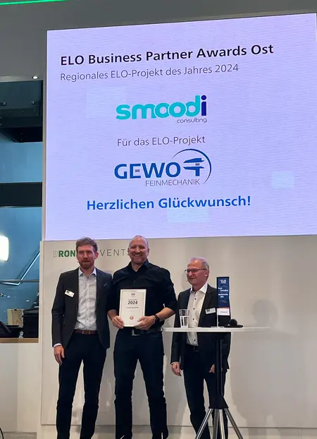 Eindruck von der Veranstaltung Auszeichnung „Projekt des Jahres 2024 – Region Süd-Ost“ von ELO