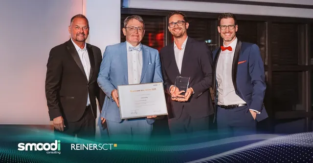 Titelmotiv: smoodi.consulting ist „Newcomer des Jahres 2025“ – Auszeichnung von REINER SCT